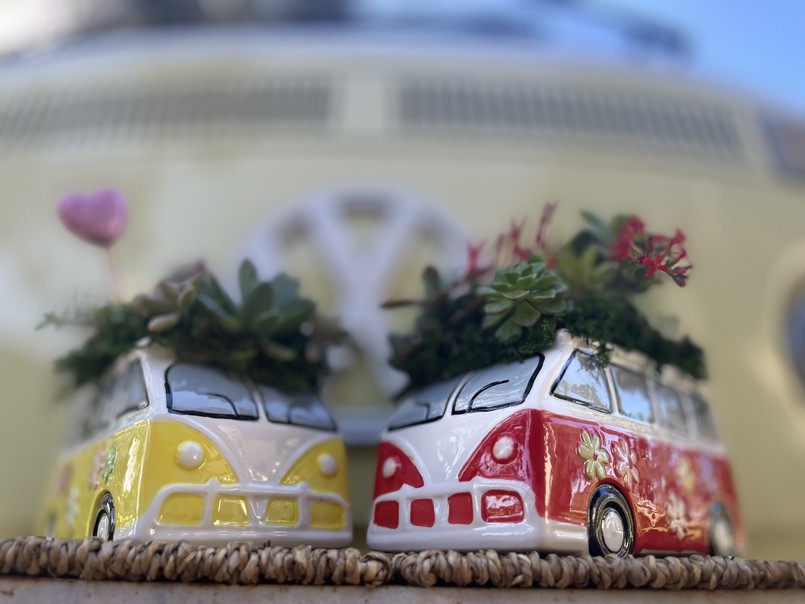 VW Bus Planters , VW Bus Gifts